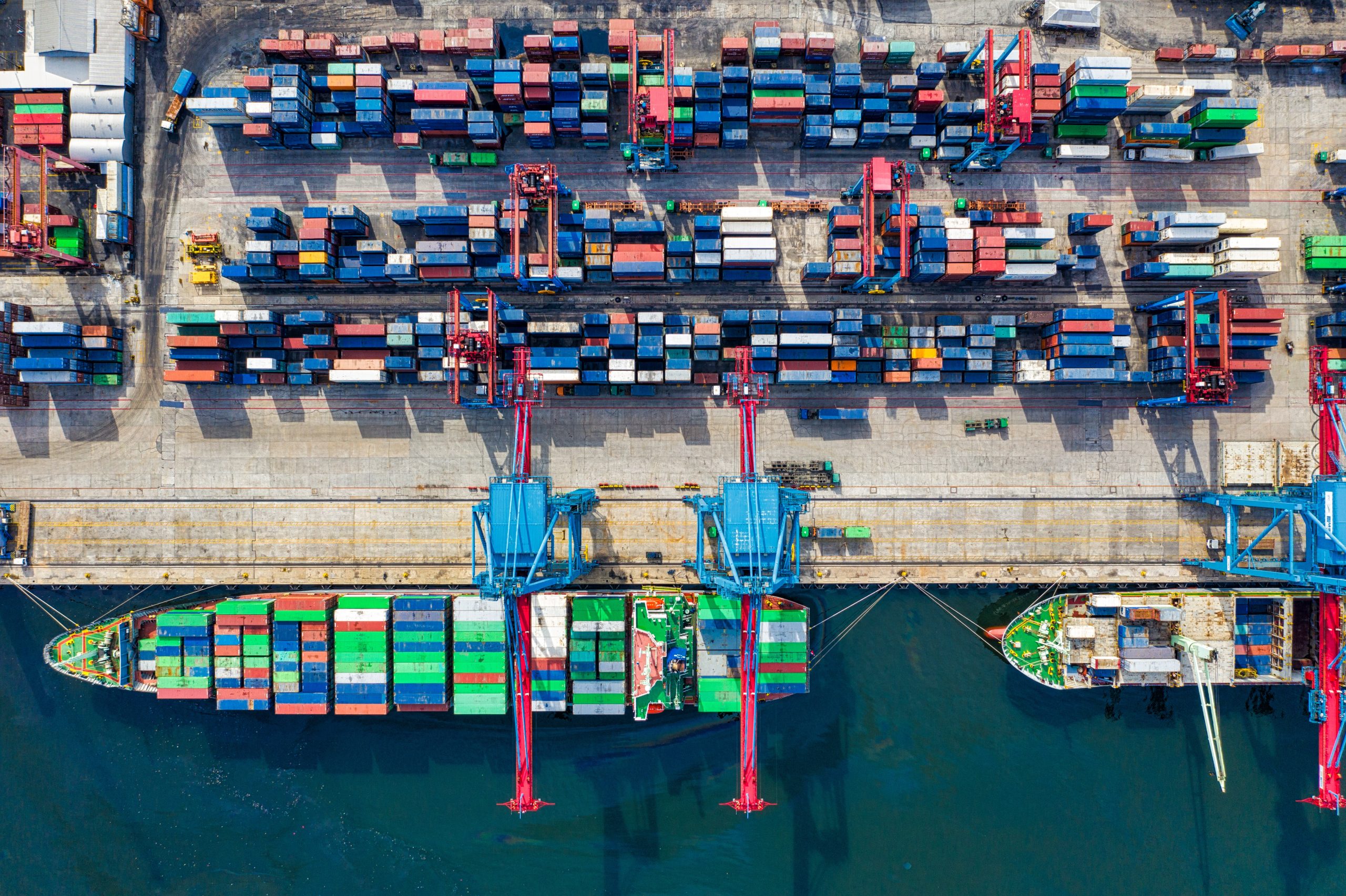 Cargo Ship at Port